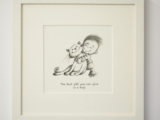 Illustration “Boy with Cat”
