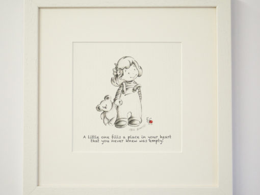 Illustration “Girl with Teddy”