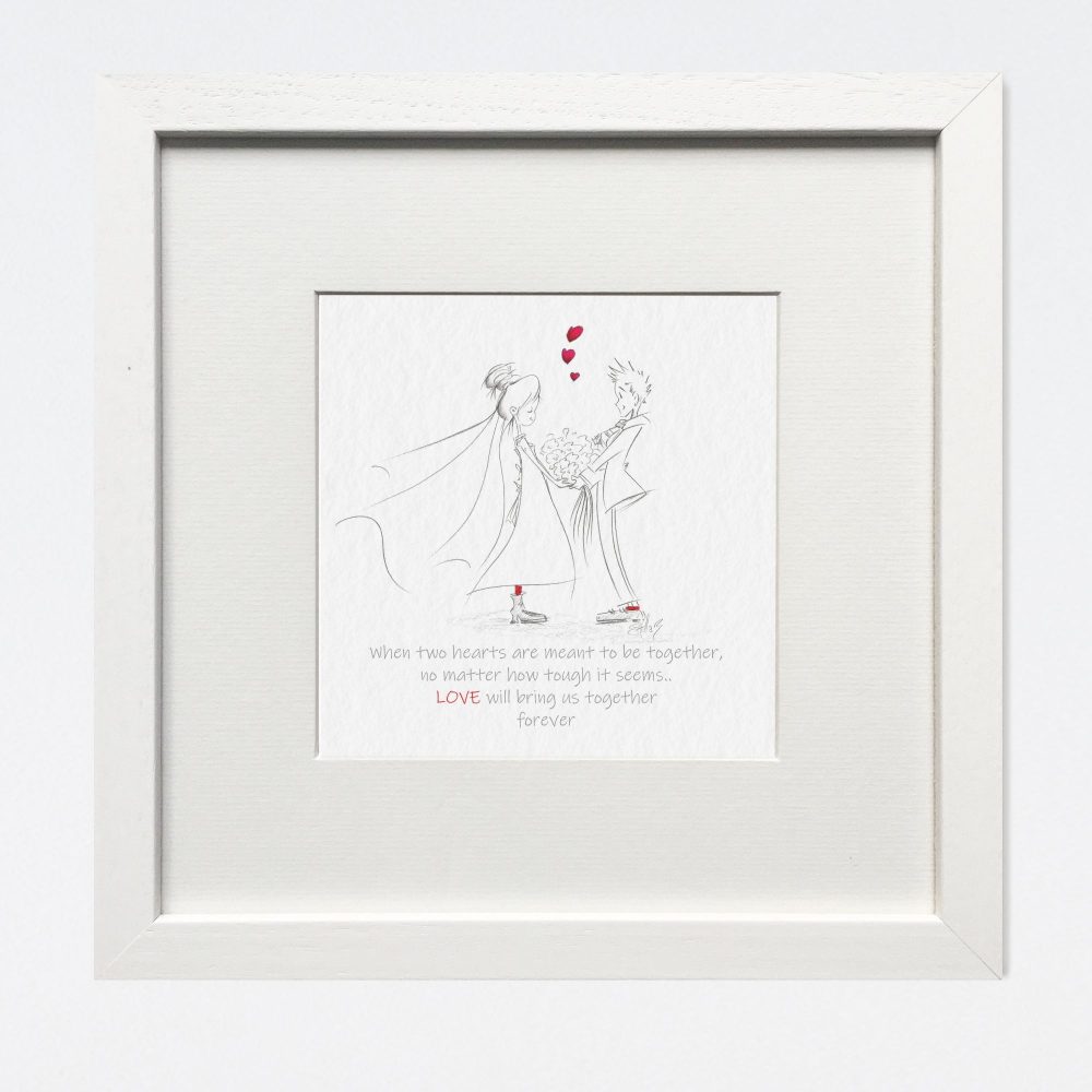 Love will bring us together - ENGAGEMENT GIFT