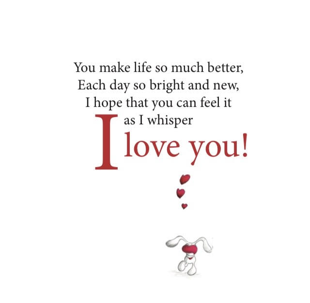 I LOVE YOU QUOTE