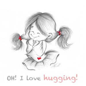 oh i love hugging