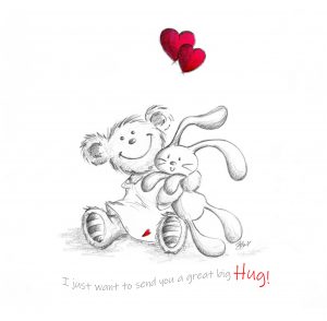 a great big hug cute greeting card for all occasions