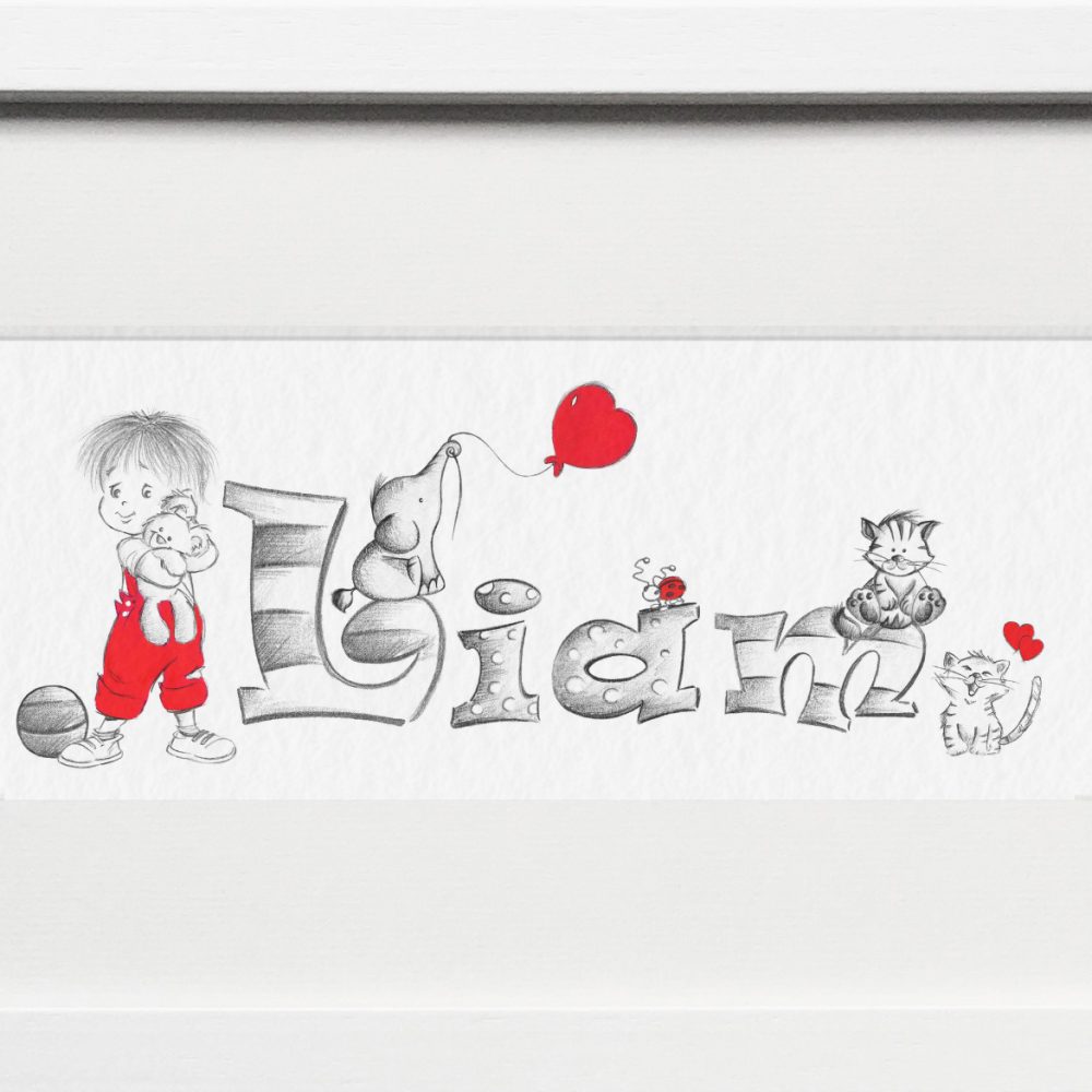 Liam - Personalised Nursery Print