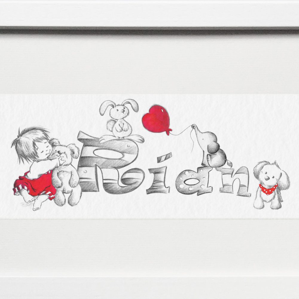 Rian - Personalised Nursery Print