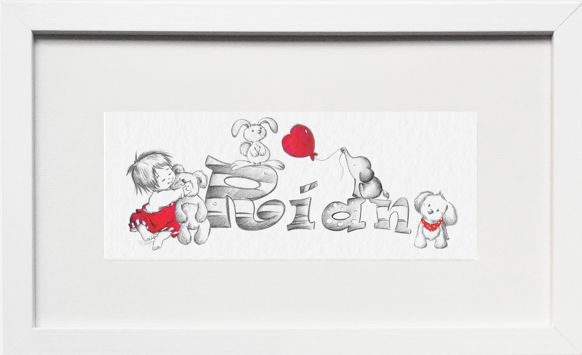 Rian - Personalised Nursery Print